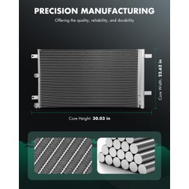 SCITOO 4689 Condenser Air Conditioning A/C Condenser Compatible for 2018-2020 for Ford for Expedition 3.5L 2015-2020 for Ford for F-150 2.7L 2018-2020 for Ford for F-150 3.0L