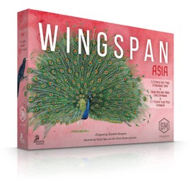 Stonemaier Games: Wingspan Asia by Elizabeth Hargrave | Standalone Game or Expansion to Wingspan | A Relaxing Game About Collecting Birds | Add to Wingspan for 6-7 Players | 1-2 Players, 70 Mins