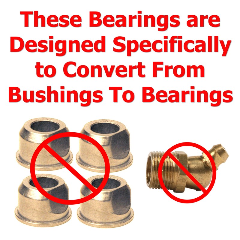 HD Switch (2 Pack) Front Wheel Bearings Replaces Hustler 786103