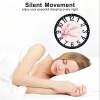 25cm Circular Iron Wall Clock with a Desert Mesassheet size: