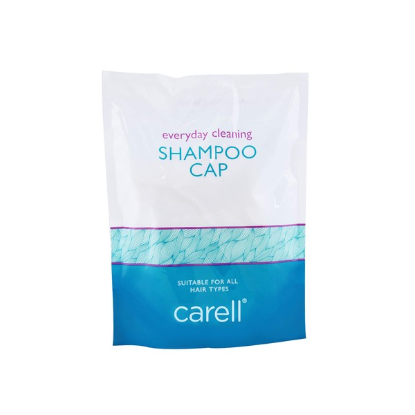 Carell Shampoo Cap, No Rinse and Suitable for All Hair Types, 1 Piece Shampoo Hair Cap, Use at Festivals or Travel