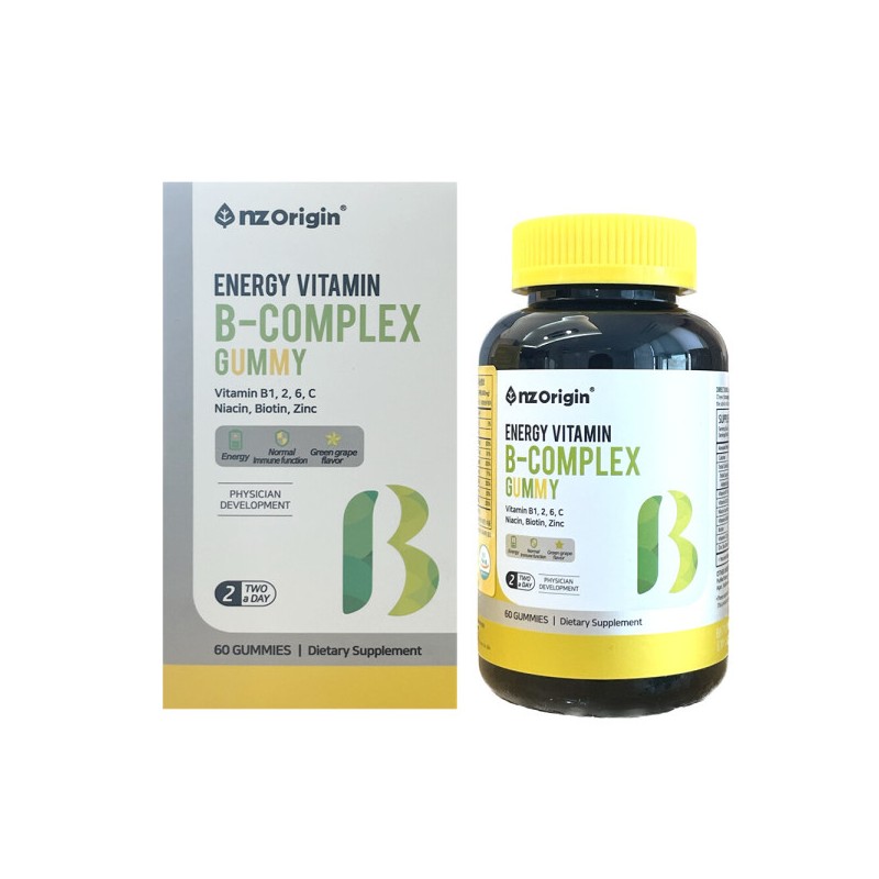 Njet Origin 엔젯오리진 에너지 비타민B-컴플렉스 구미 3000mg x 60개입 6개