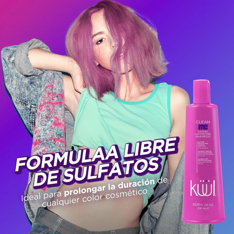 Kl Clean Me Shampoo Sulfate Free Mantiene El Color 300