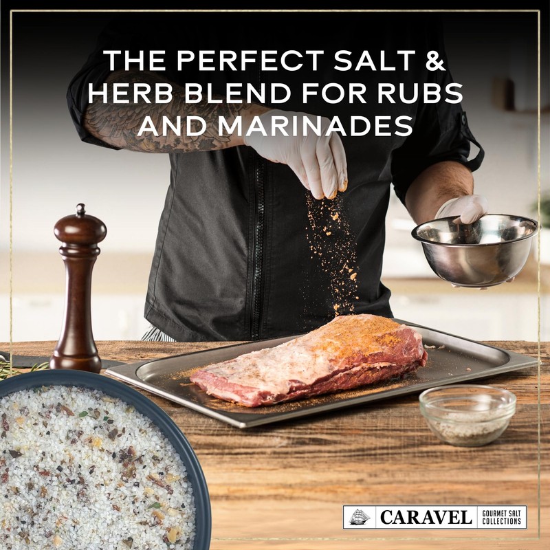 Garlic Medley Sea Salt - 4 oz Jar