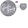 GALOW 1-Point Back Panties, Full Pattern, 3-Piece Set, 100% Cotton,