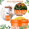 Ziliny 6 Pcs 2 Gallon Plastic Bucket Pail Container with