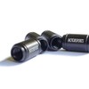 Bigfoot Sasquatch Walking (Gray Background) Tire Valve Stem Caps -