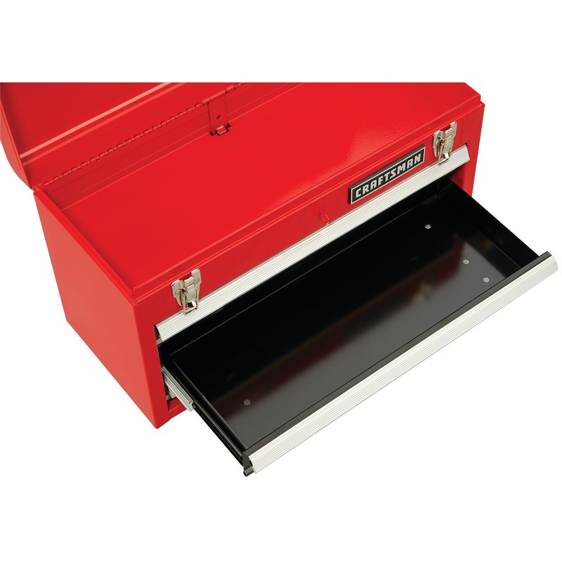 CRAFTSMAN 20-in Wide 3 Drawer Metal Tool Box With Ball-Bearing