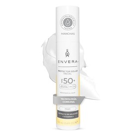ENVERA | Protector Solar Facial Despigmentante SPF 50+ 2 En 1 | Bloqueador Solar Facial Oil Control Toque Seco + Primer Toque Seco | Acabado Mate Mous