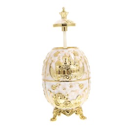 LIFKOME Box Cotton Swab Box Retractable Toothpick Holder Baby Holder Tooth Pick Dispenser Toothpick Dispenser Holder Toothpicks Case Bunny Ears European Style Bracket Zinc Alloy