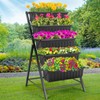 Homdox 5-Tier Elevated Garden Bed- Freestanding Vertical Raised Bed for