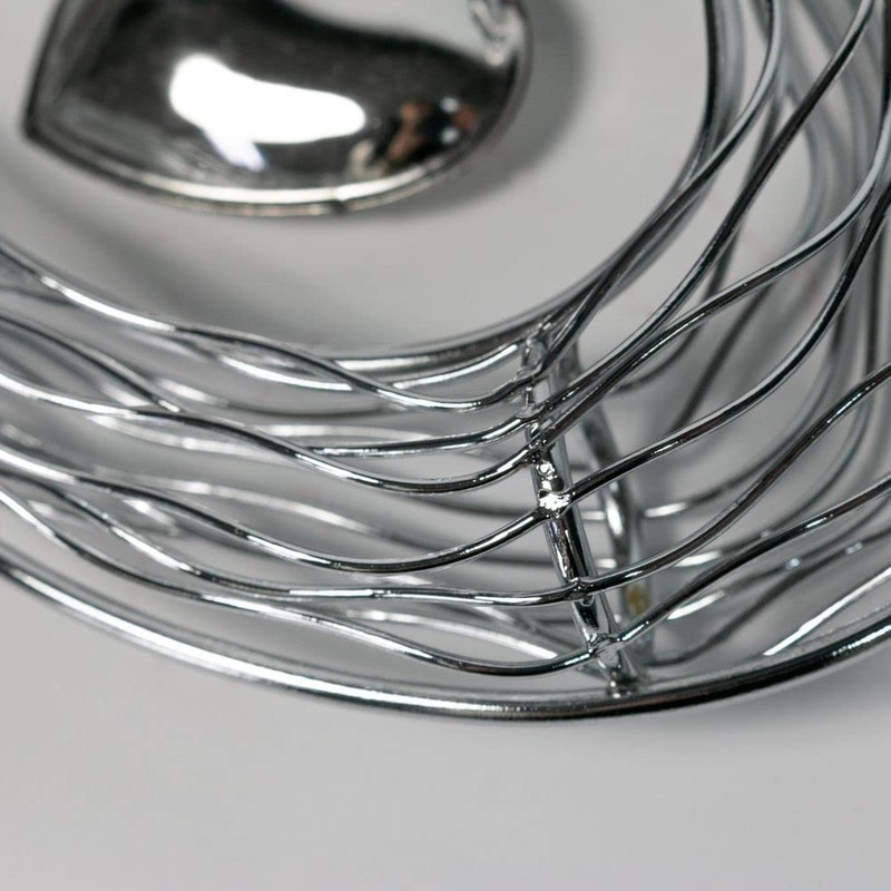 Formano Decorative Hanging Hearts 'Trend', 65 cm, Silver