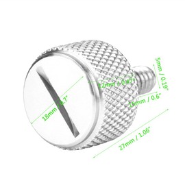 Motorcycle Seat Screws,Motorcycle Seat Bolt Mounting Screws Anodized Aluminum 5 Colors for Sportster/Dyna/Softail/Road King/Touring/Dresser (Silver)