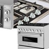 5x Oven Cooker Hob Control Silver Knob Switch + 5