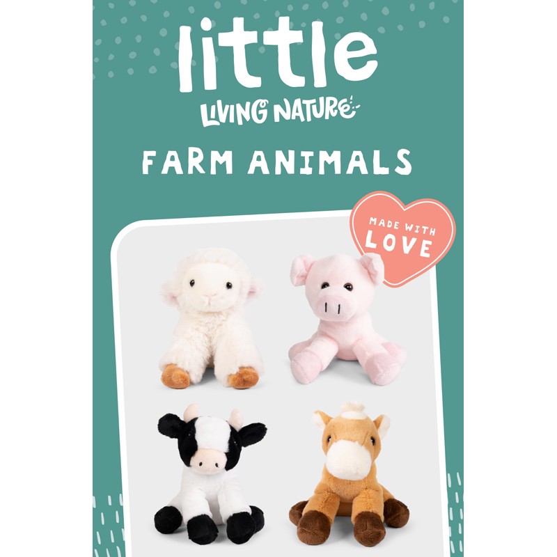 Living Nature Little Farm Animals Plush Collection