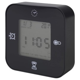 KLOCKIS Clock, Thermometer, Alarm, Timer - Black 105.597.09
