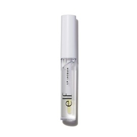 e.l.f. Lip Lacquer, Nourishing, Non-Sticky Ultra-Shine Lip Gloss With Sheer Color, Infused With Vitamins A & E, Vegan & Cruelty-Free, Clear