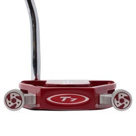 T7 Twin Engine Red Mallet Golf Putter Right Handed with Alignment Line Up Hand Tool 35 Inches Tall Lady's Perfect for Lining up Your Putts