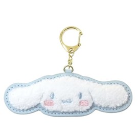 Marimo Craft SRTZ-146 Sanrio Characters Fluffy Patch Sagara Key Chain Cinnamoroll W 4.7 x H 1.6 x 0.4 inches (12 x 4 x 1 cm)