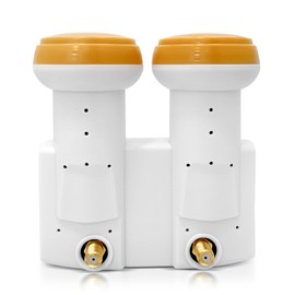GOLDEN MEDIA LNB Monobloc Twin 0.1 DB Full HD 3D Ready