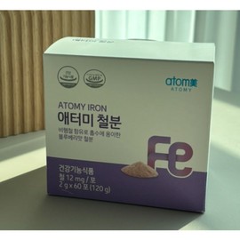 Atomy Iron (60 packets), 2g, 1 pc / 애터미 철분 (60포), 2g, 1개
