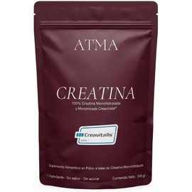 ATMA Creatina Monohidratada 300g Pura Creavitalis® 60 Porciones