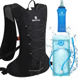 Hydration Backpack with Hydration Bladder, Running Backpack with Hydration Bladder 2 L, Running Vest for Women and Men, Hydration Backpack Bicycle with Reflectors, Cycling & Jogging, Trail Running