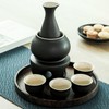 Tosnail 7 Pieces Ceramic Japanese Sake Set with Warmer, Hot