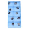 10Pcs Carbide Turning Blade Titanium Alloy High Temperature Resistance Rhombus