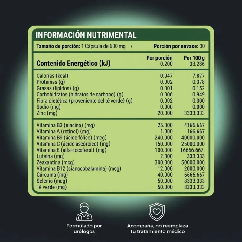 Koneli Rebira | Suplemento Alimenticio | Cúrcuma+ Té verde +