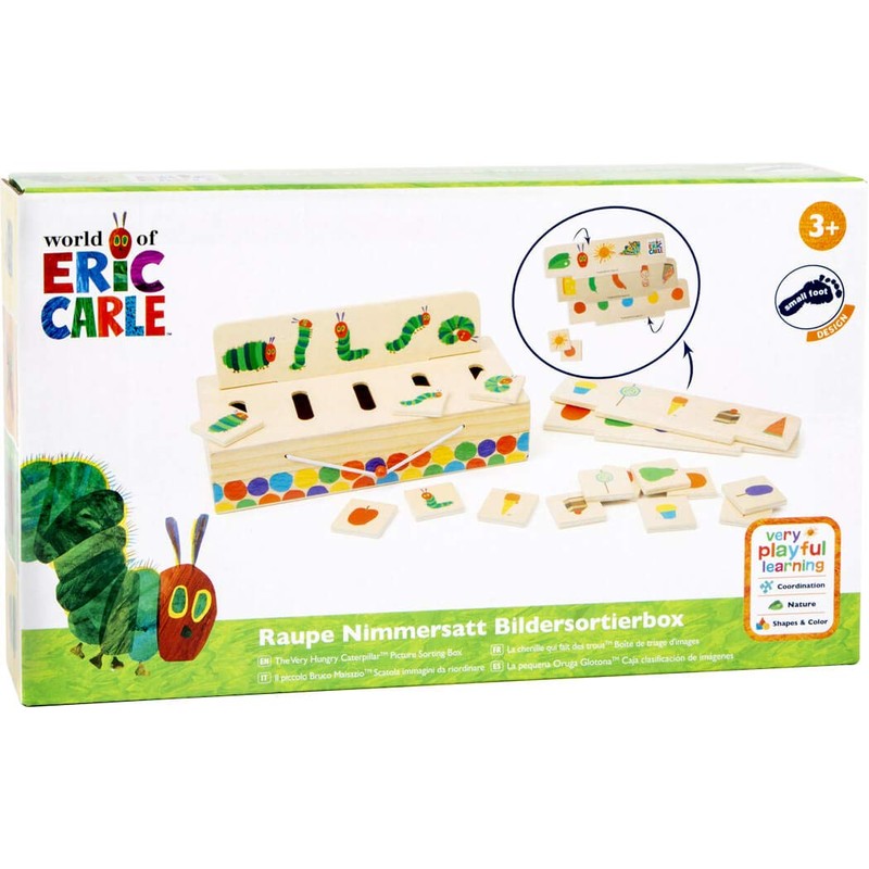 Small Foot The Very Hungry Caterpillar Picture Sorting Box, Wooden
