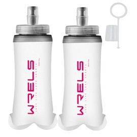 Soft Flasks Soft Running Water Flask Collapsible Soft Water Bottles Small BPA-Free for Sports Hiking Hydration Pack 500 ml/17oz，300 ml/10oz（2pack-300ml,red）
