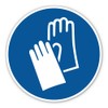 Use Hand Protection, Mandatory Sign: M009 - DIN EN ISO