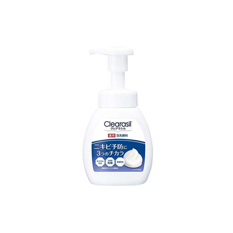 【医薬部外品】クレアラシル ニキビ対策薬用泡洗顔フォーム 10X 本体 200ml