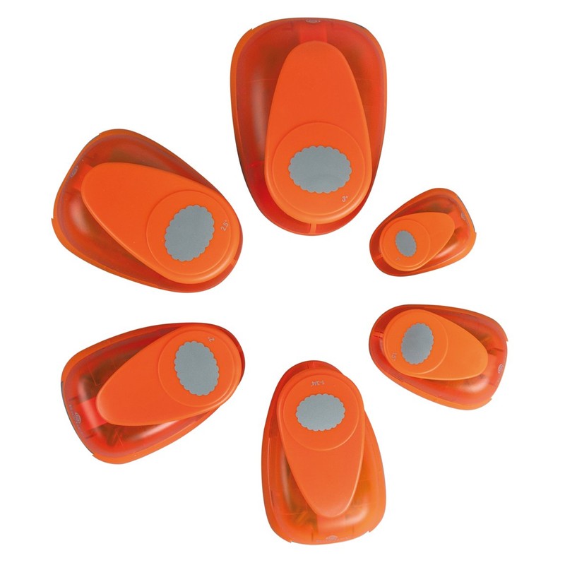 Rayher 8974600 Motivstanzer Oval, mit Zierrand, ø 7,6 cm- 3