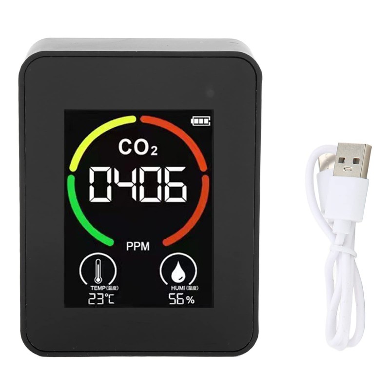 CO2 Detector ABS CO2 Detector, CO2 Meter TVOC Sensor Air
