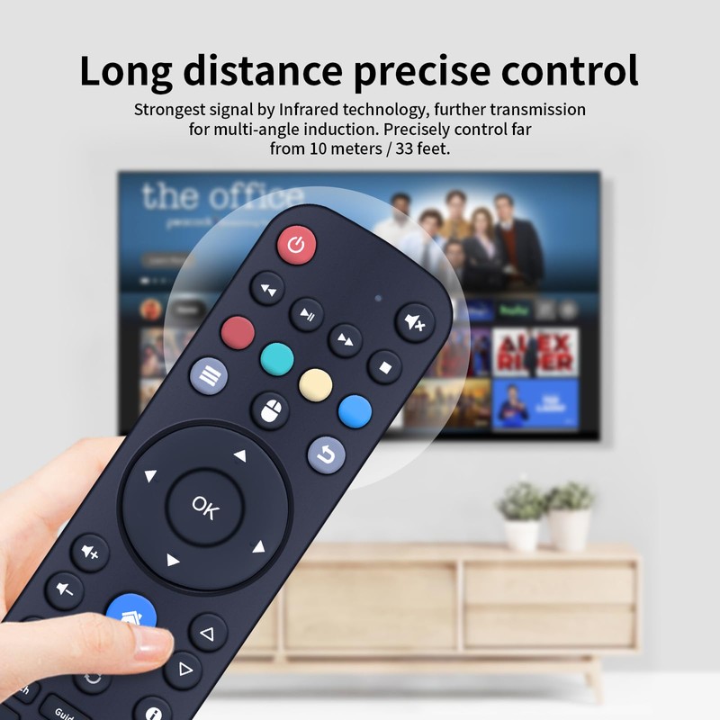 PZL New Replacement Remote Control for Jadoo TV 4 5