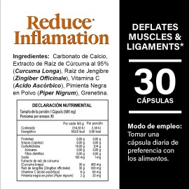 Reduce Inflamación Abdominal Inflmation Cúrcuma Sabor