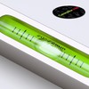 Metal Precision Level, Glass Vial, Spirit Bubble Level, Accurate, Green,