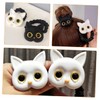 Baluue 6pcs Cute Cat Hair Ties for Girls Elastic Ponytail