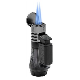 Palió Vesuvio Triple Jet Flame Torch Lighter, Apex Flame Black - NEW