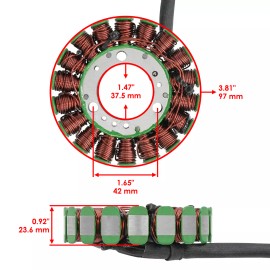 Caltric Stator for Yamaha YFZ450R YFZ450 R 2009-2024 / YFZ450Rse Special Edition 2009-24