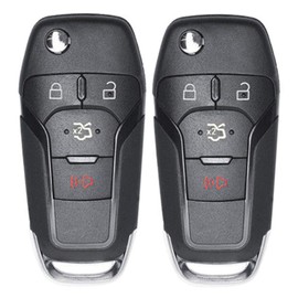 Beefunny Remote Car Key Shell Case Fob 3+1 Button for Ford Fusion Edge Explorer 2013-2015 N5FA08TAA (2)