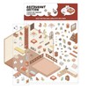AiMQnLe DIY 3D House Scene Stickers - 8 Sets, Restaurant