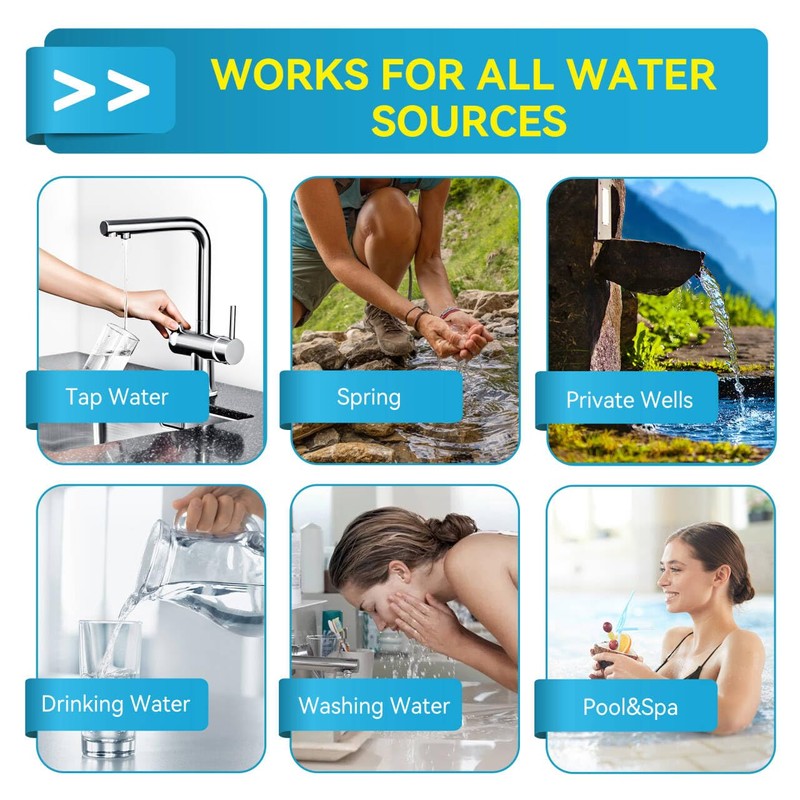 Heavy Metals Water Test Strips (8 Tests) - 100ct Home