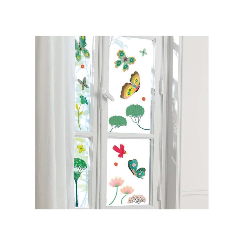 Djeco DD05051 Windows Stickers, Mixed