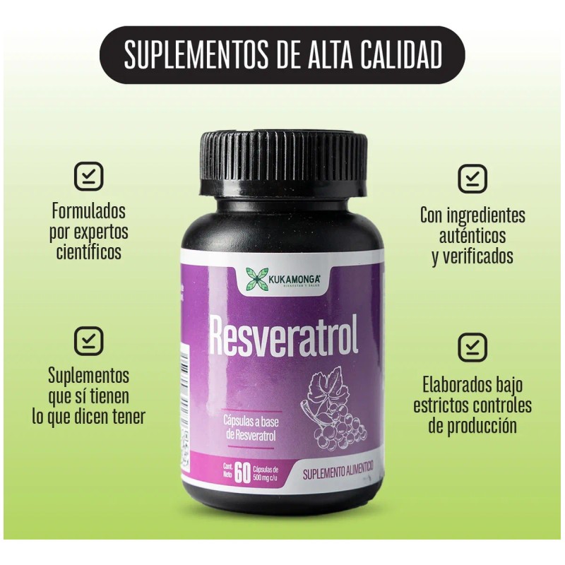 Duo Resveratrol Y Citrato De Magnesio + Citrato De Potasio