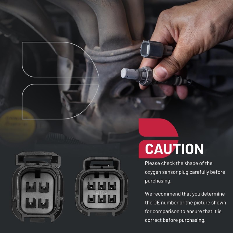 BDFHYK Oxygen Sensor Upstream Downstream O2 Sensor, Compatible with Honda