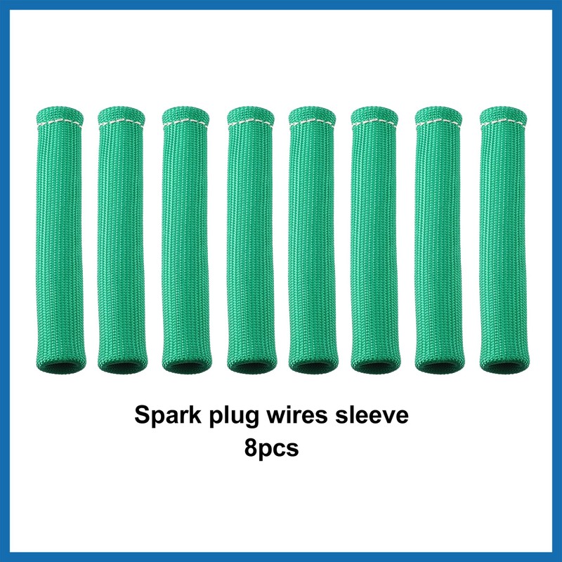 A ABSOPRO 8 Pcs High Heat Shield Engine Spark Plug