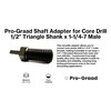 Pro-Graad Shaft Adapter for Core Drill Hole Saw, 5/8"-11 Female